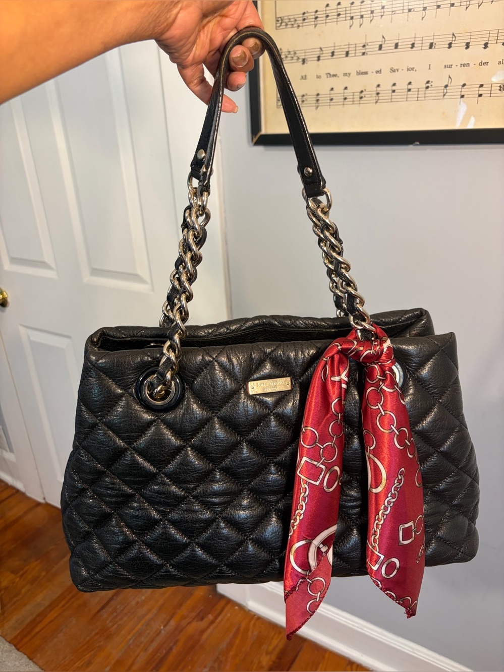 Kate Spade Gold Coast Maryanne Quilted Leather Tote  ♠️